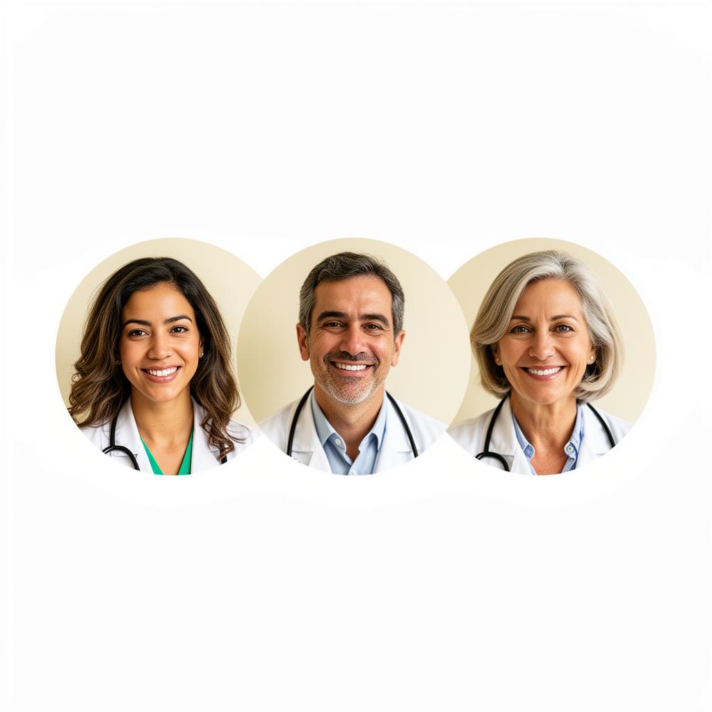Equipe de médicos parceiros